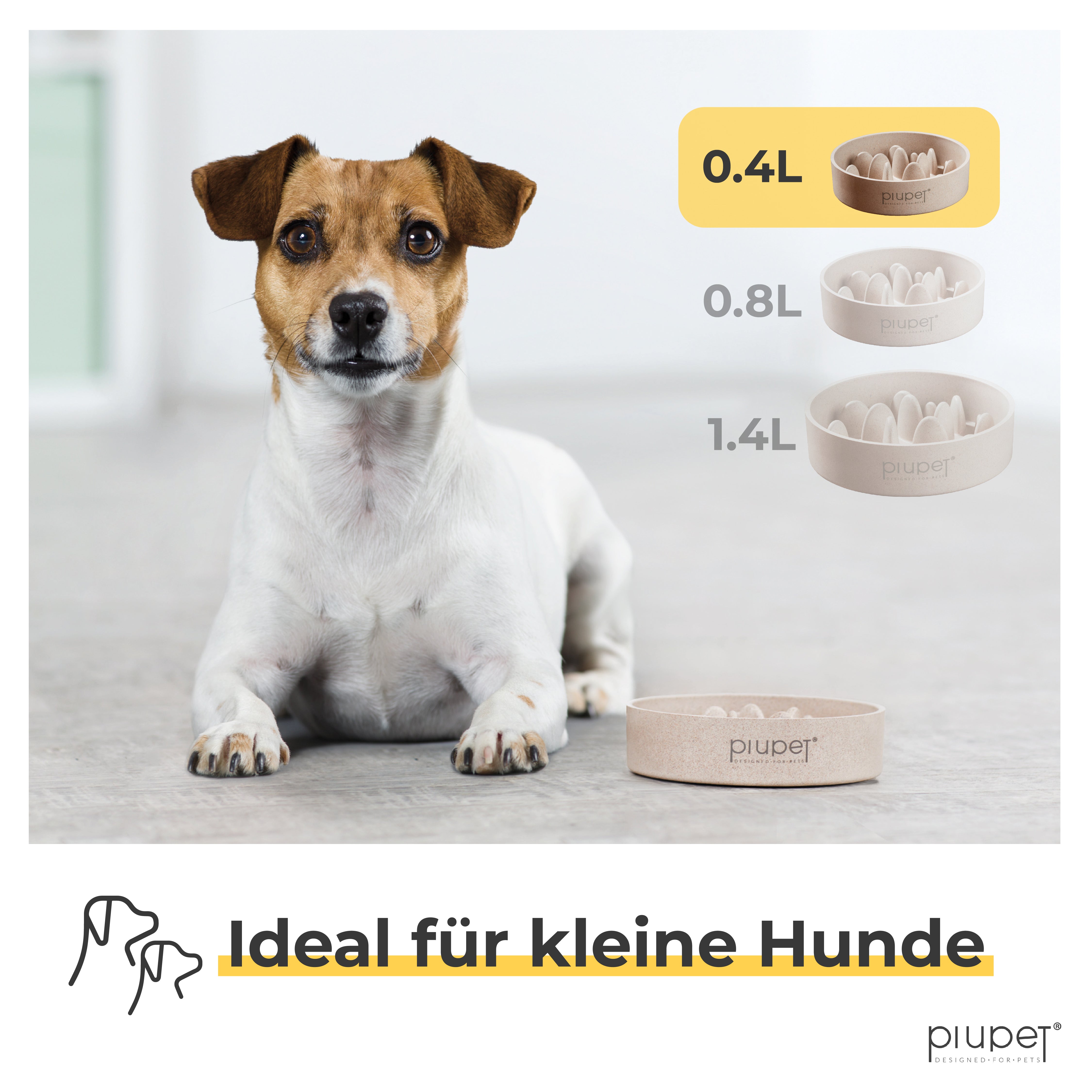Hundenapf mit 0,4 Liter ideal für kleine Hunde