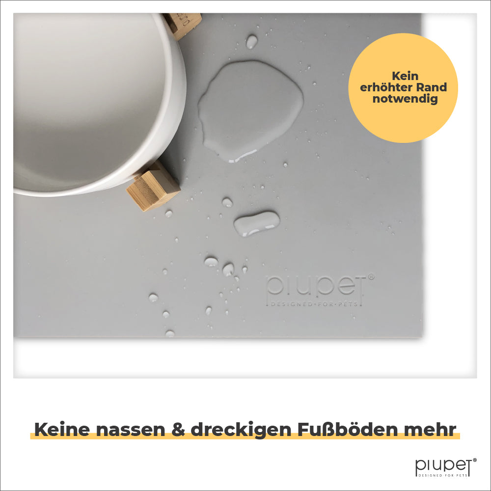 Unterlage ist wasserabweisend und schützt den Boden