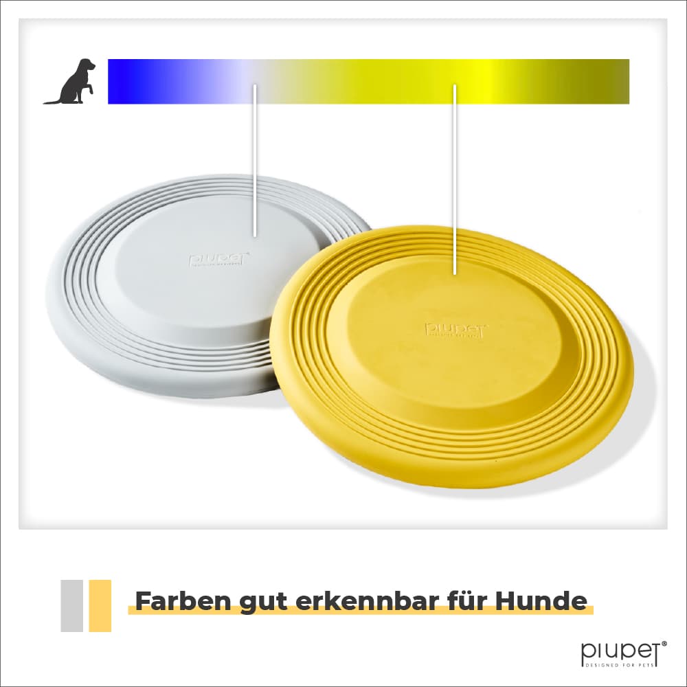 Farben wurden so gewählt, dass jeder Hund sie problemlos sehen kann