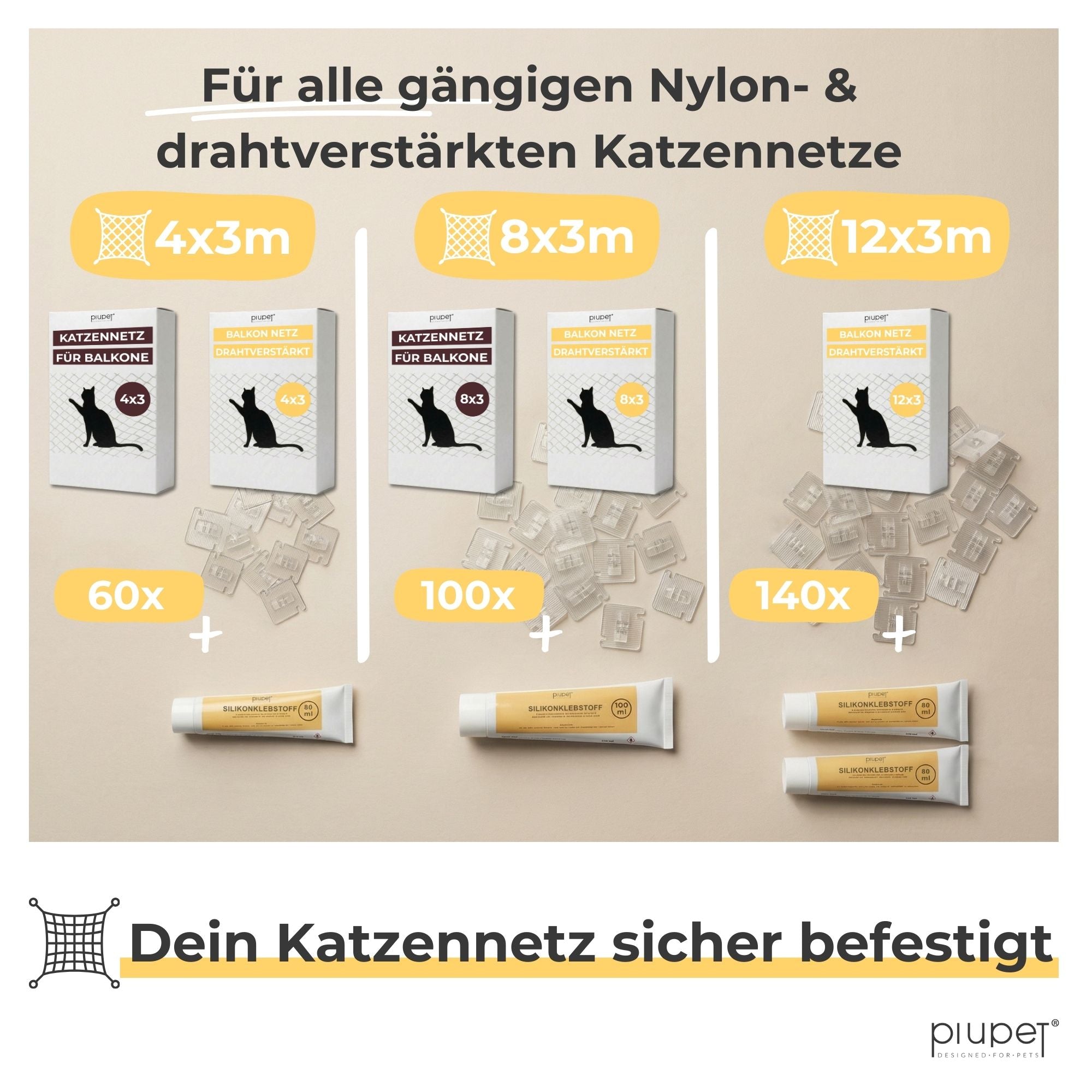 Klebehaken "LUCA"