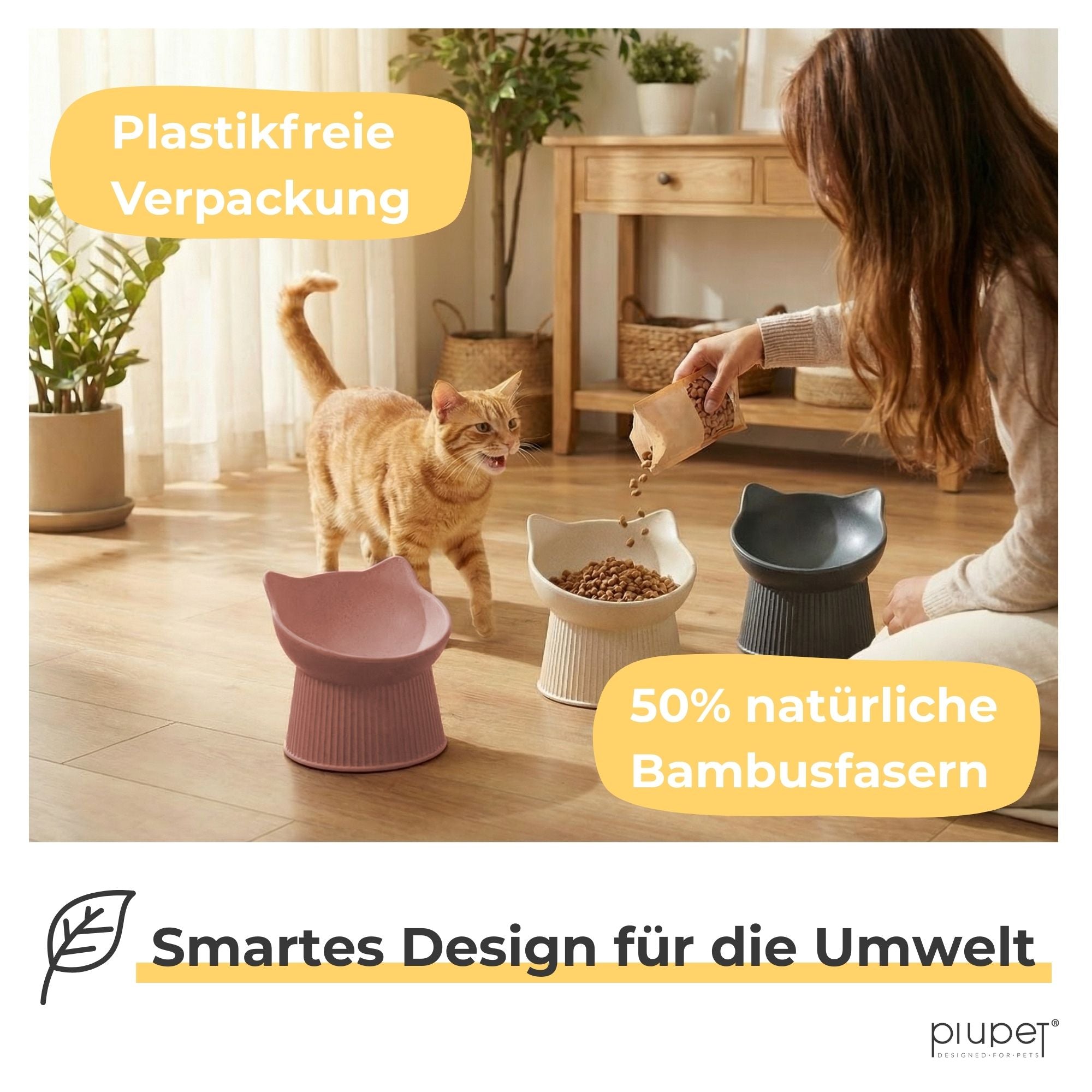 Erhöhter Katzennapf "ALMA"