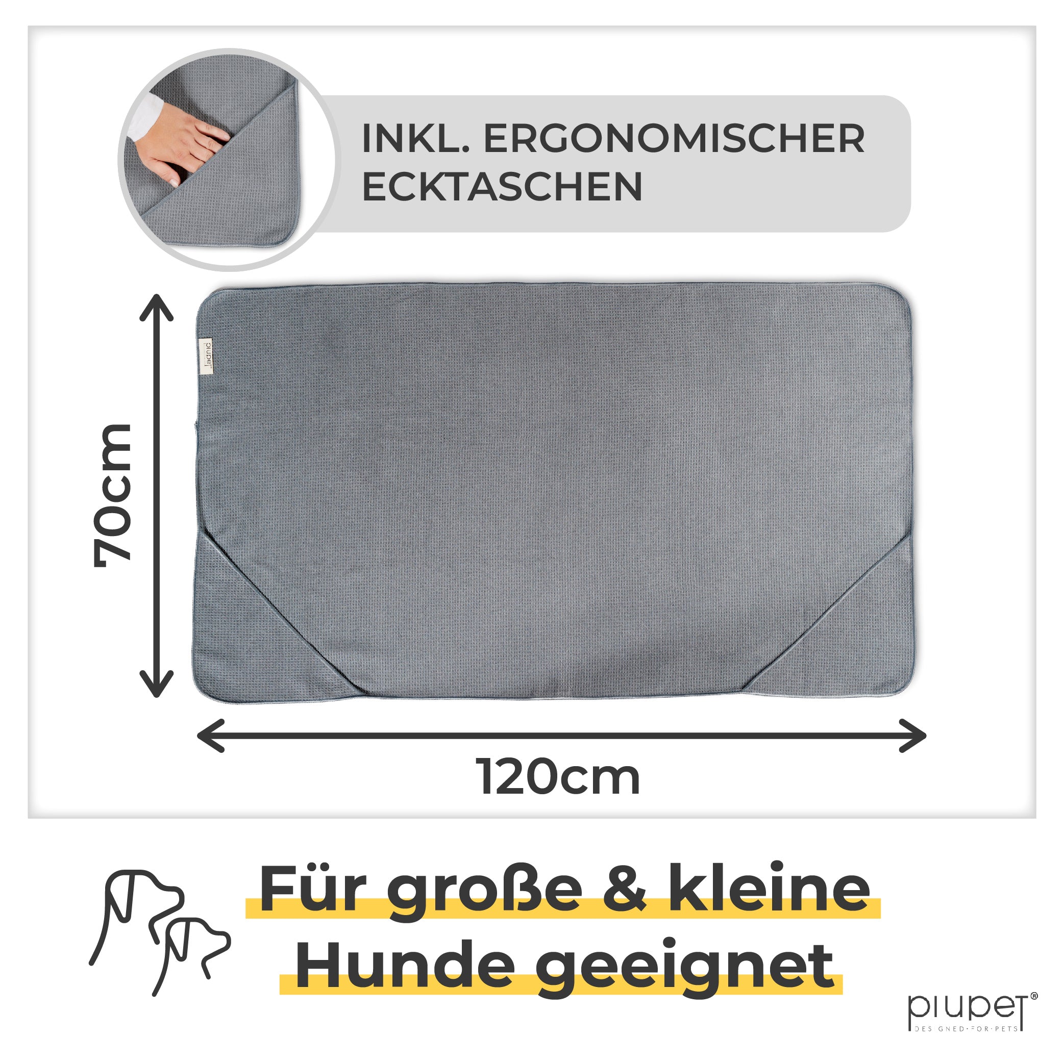 Hundehandtuch "NAO"