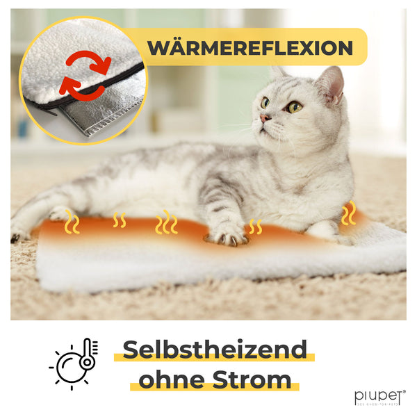 Selbstwärmende Katzendecke "COCO"