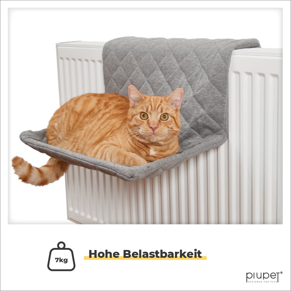 PIUPET® KatzenHeizungsliege Warmer Platz für deine Katze Stilvolles & Schönes Design
