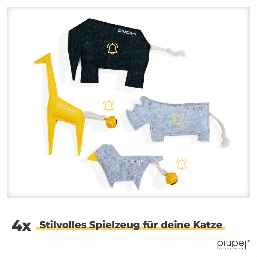 Katzenspielzeug knistert oder raschelt