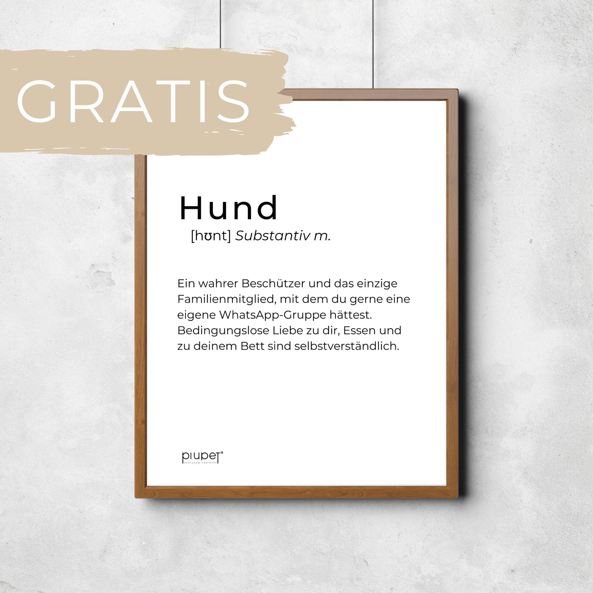 Poster Datei Hund